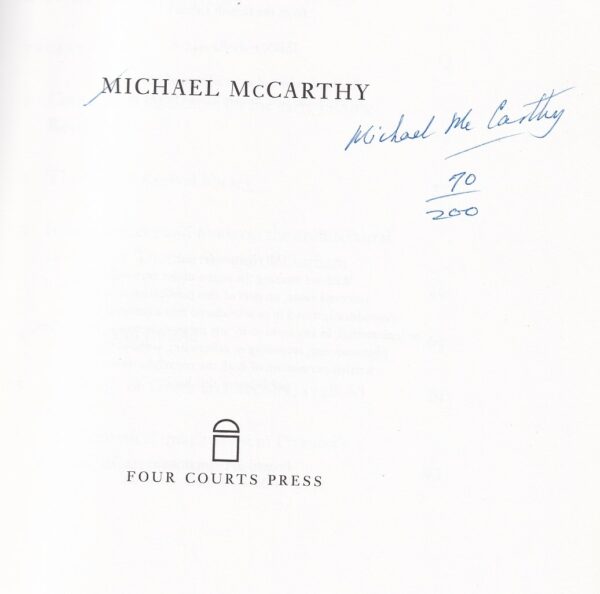 Michael McCarthy signature