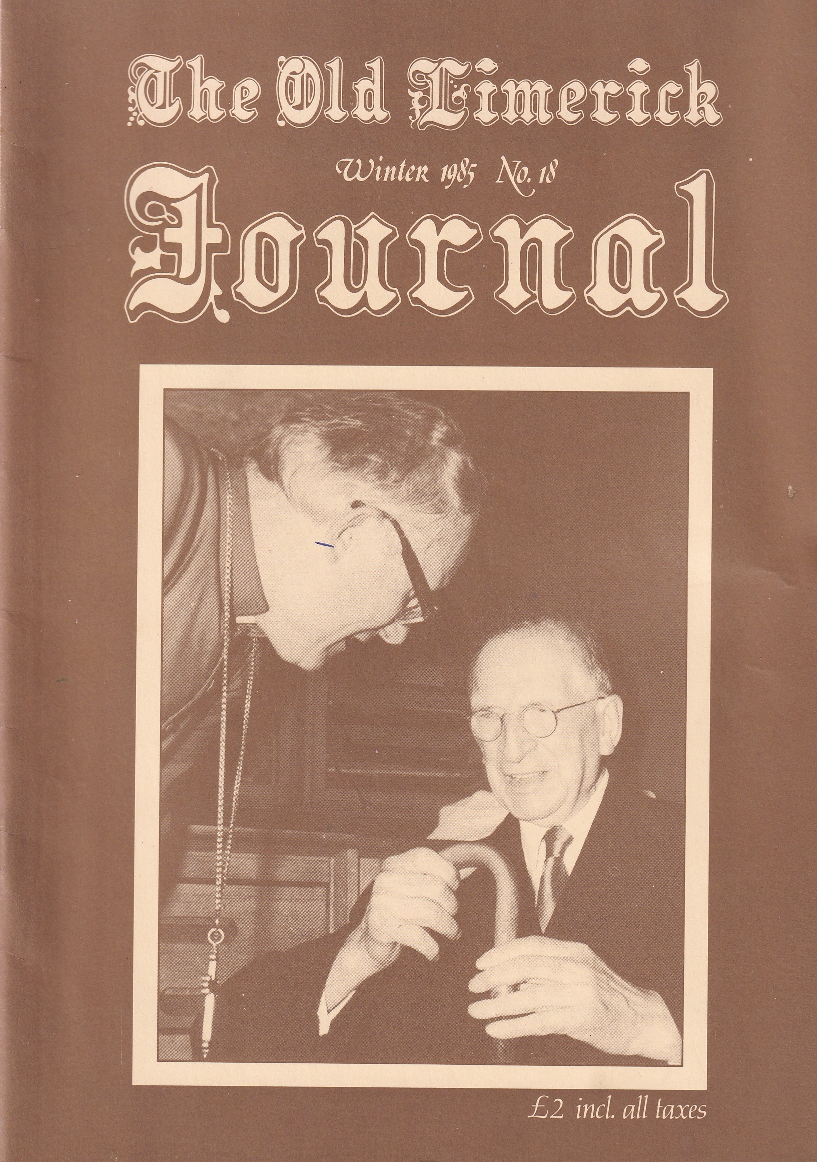 The Old Limerick Journal 18, Winter 1985 | Ed. Jim Kemmy | Charlie Byrne's