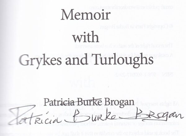 Patricia Burke Brogan signature