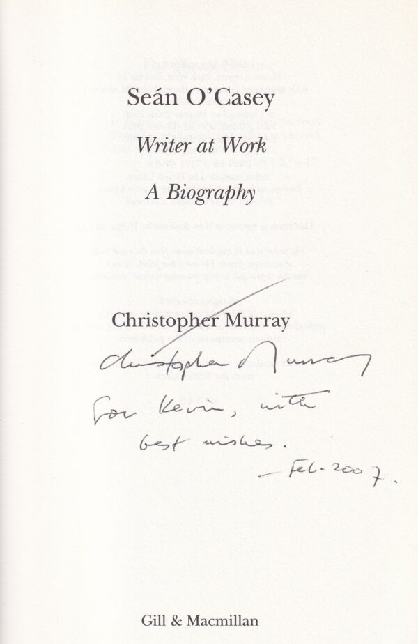 Christopher Murray signature
