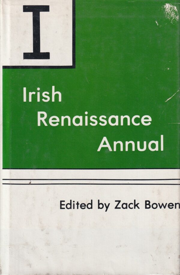 Irish Renaissance Annual by Zack Bowen (ed.)