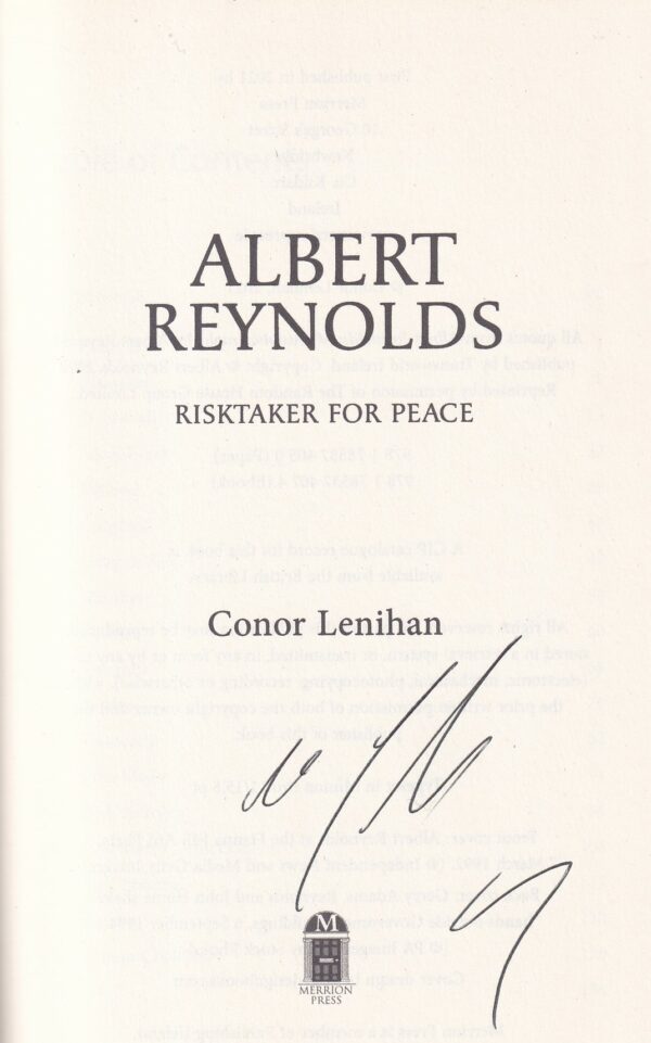 Conor Lenihan signature
