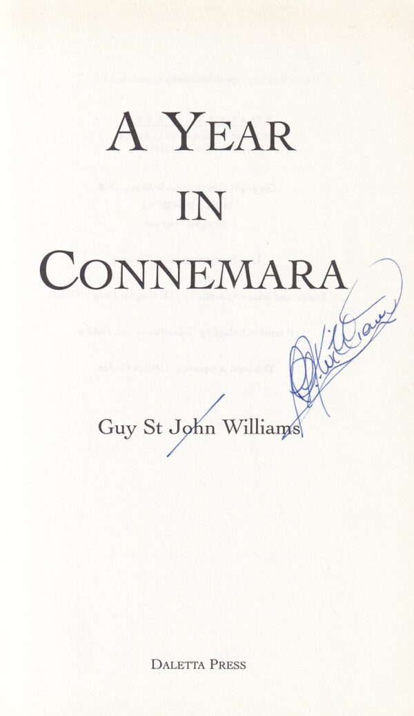 Guy St John Williams signature