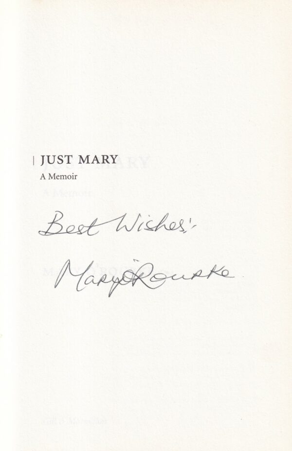 Mary O'Rourke signature